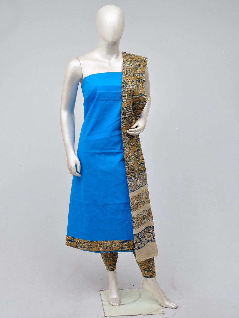 Kalamkari Designer Patch Dress Material  [D70710099]