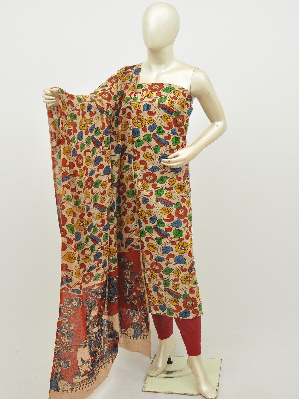 Cotton Woven Designer Dress Material [D20113031]