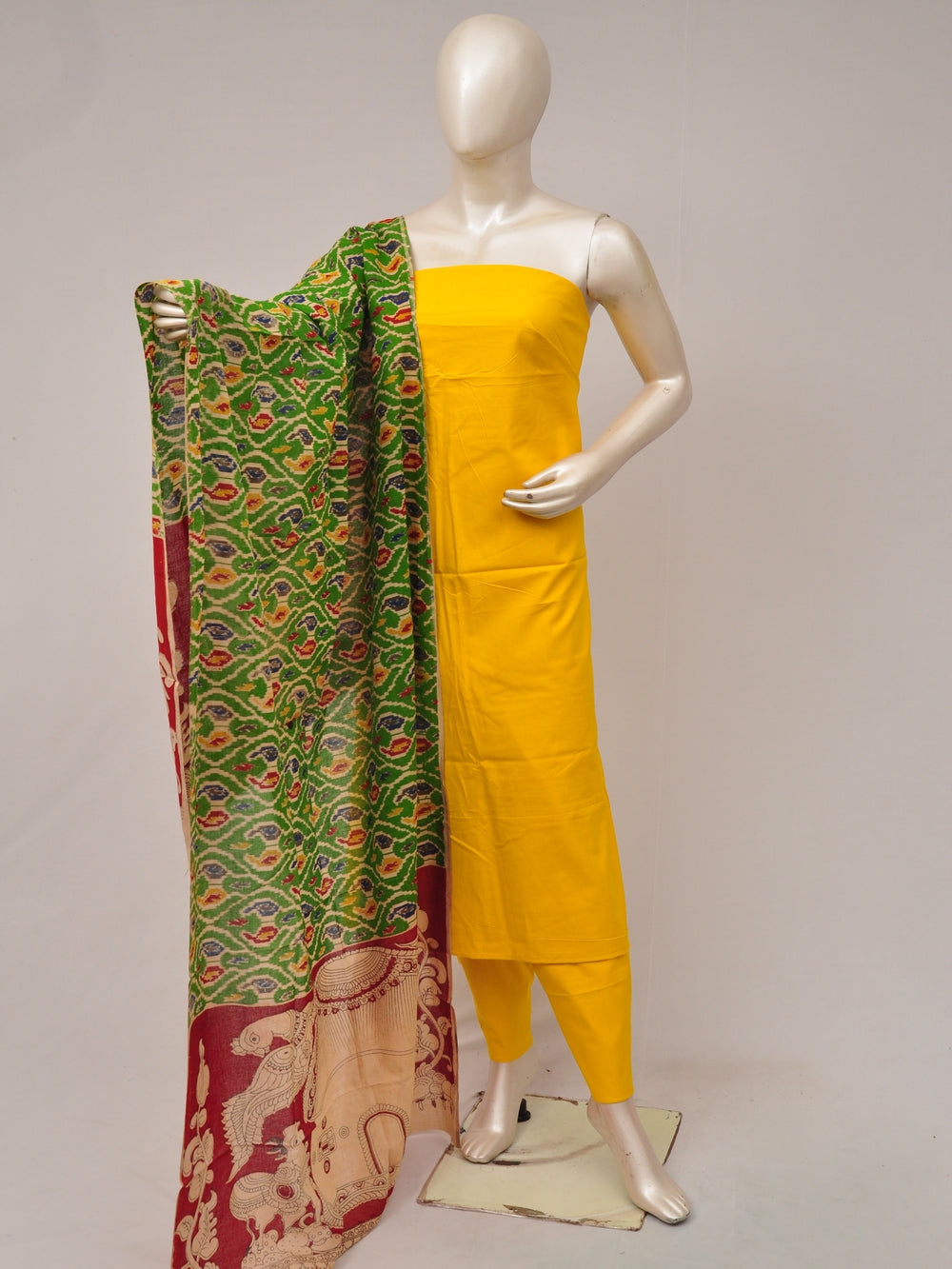 Kalamkari Dupatta Dress Material [D80828007]