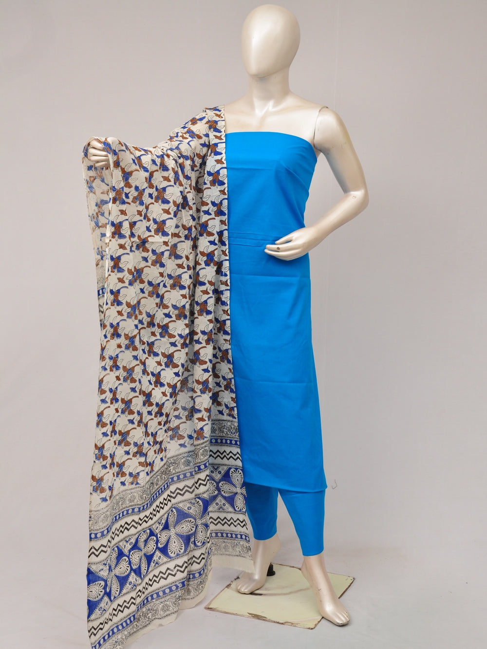 Kalamkari Dupatta Dress Material [D80828015]