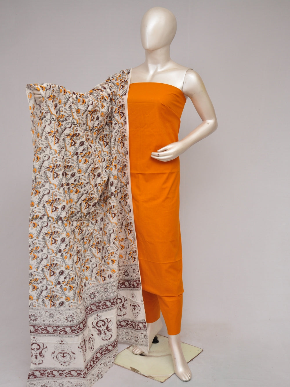 Kalamkari Dupatta Dress Material [D80828040]