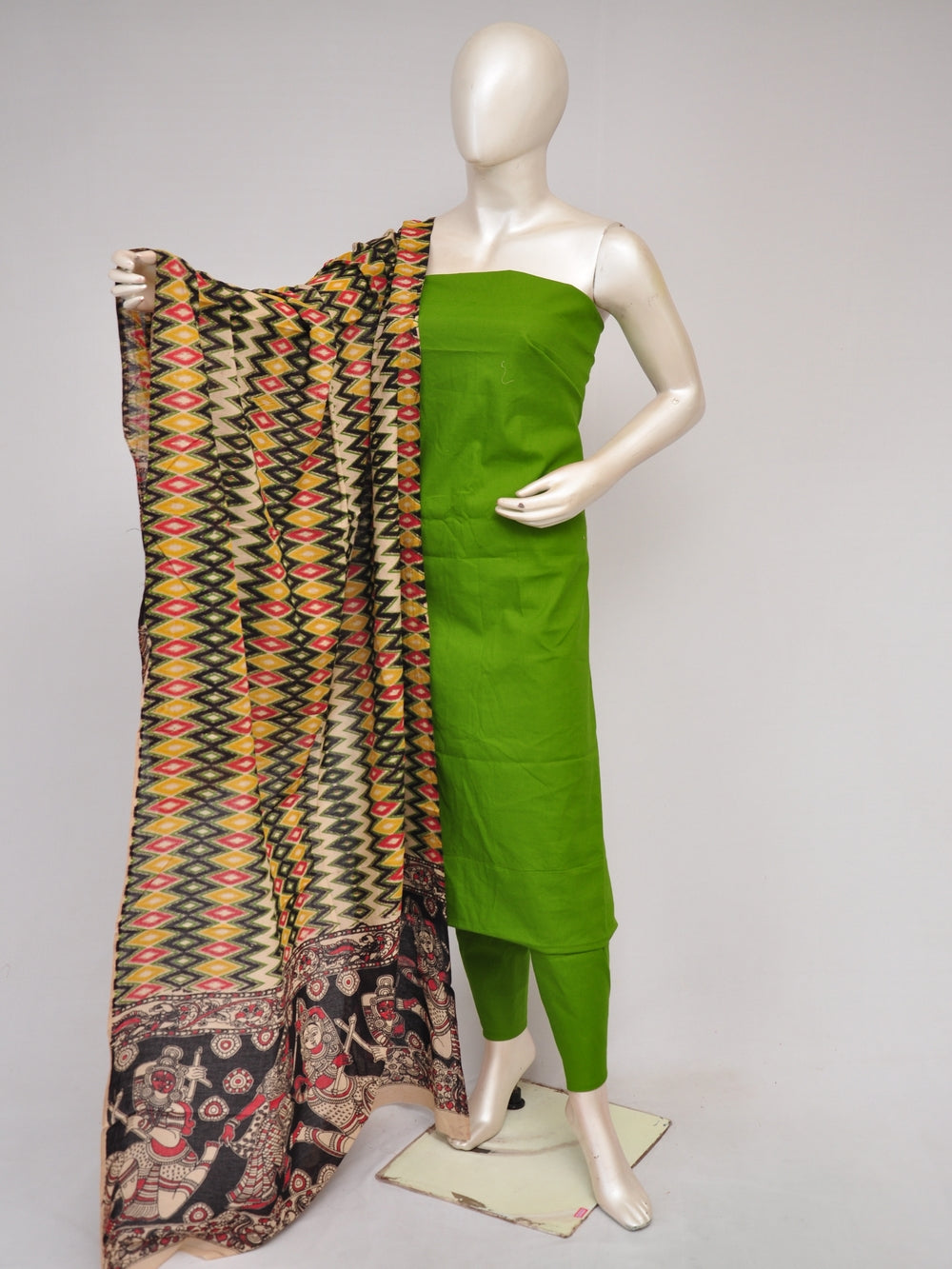Kalamkari Dupatta Dress Material [D80830040]