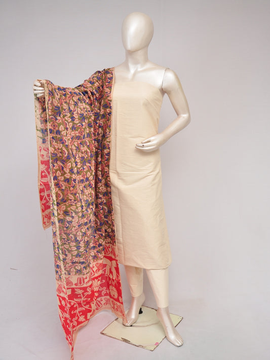 Kalamkari Dupatta Dress Material [D80830043]