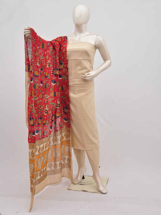 Kalamkari Dupatta Dress Material [D90227019]