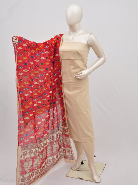 Kalamkari Dupatta Dress Material [D90227023]