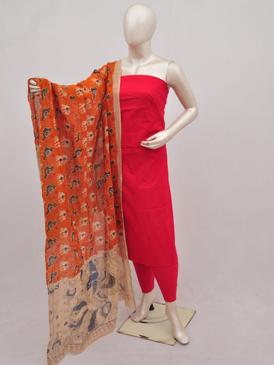 Kalamkari Dupatta Dress Material [D90401119]