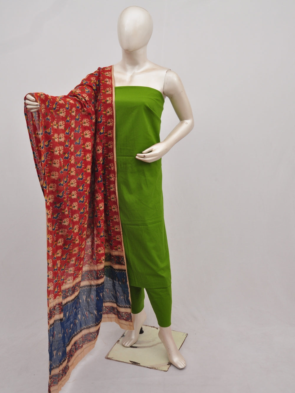 Kalamkari Dupatta Dress Material [D90401133]
