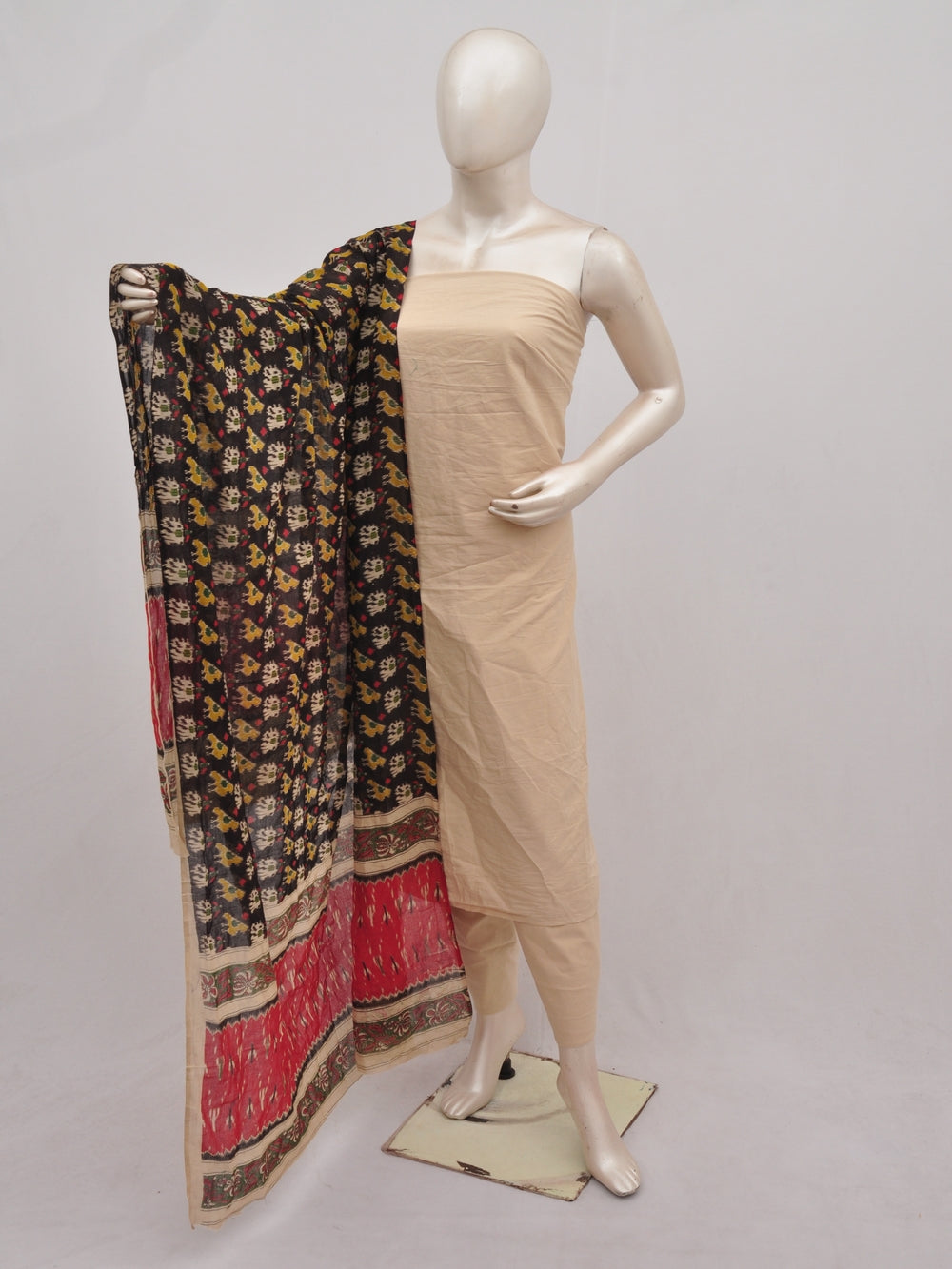 Kalamkari Dupatta Dress Material [D90401146]