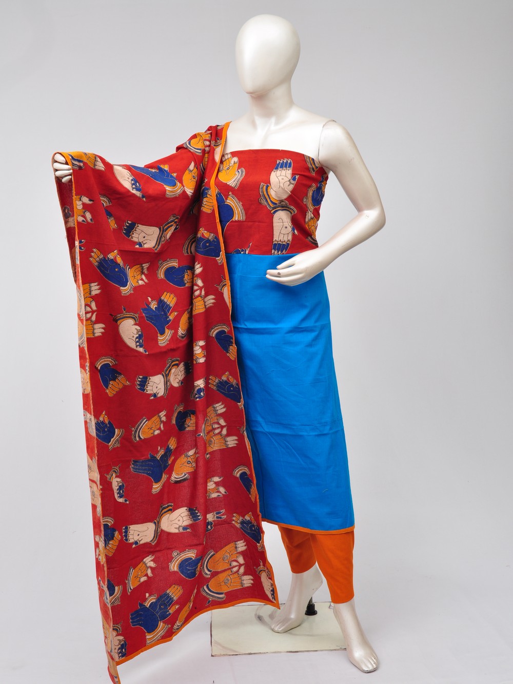 kalamkari dress material  [D70803002]