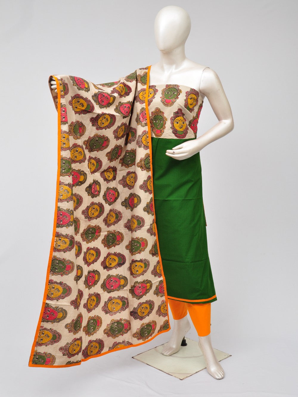 kalamkari dress material  [D70818024]