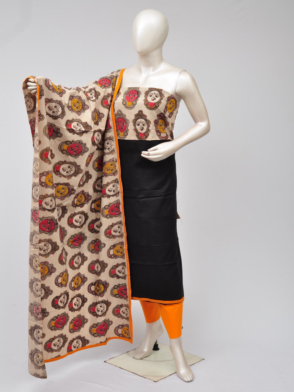 kalamkari dress material  [D70818026]