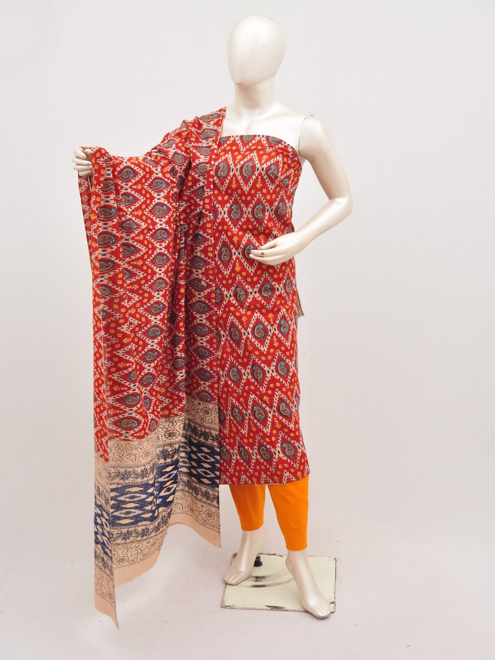 Cotton Woven Designer Dress Material [D00814023]