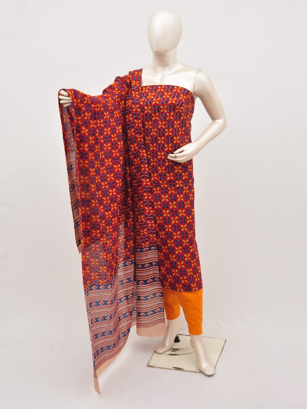 Cotton Woven Designer Dress Material [D00918021]