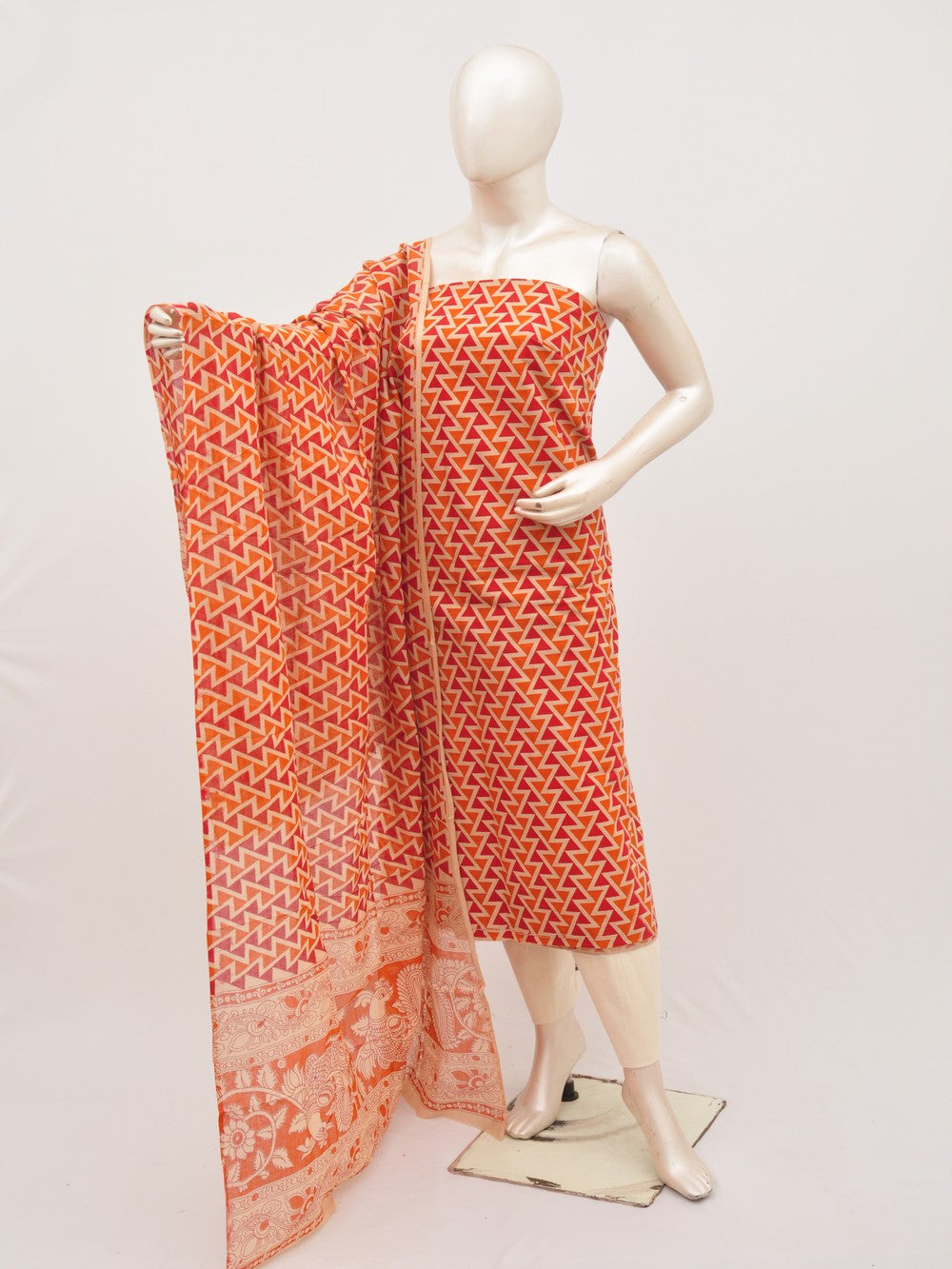 Cotton Woven Designer Dress Material [D00918039]