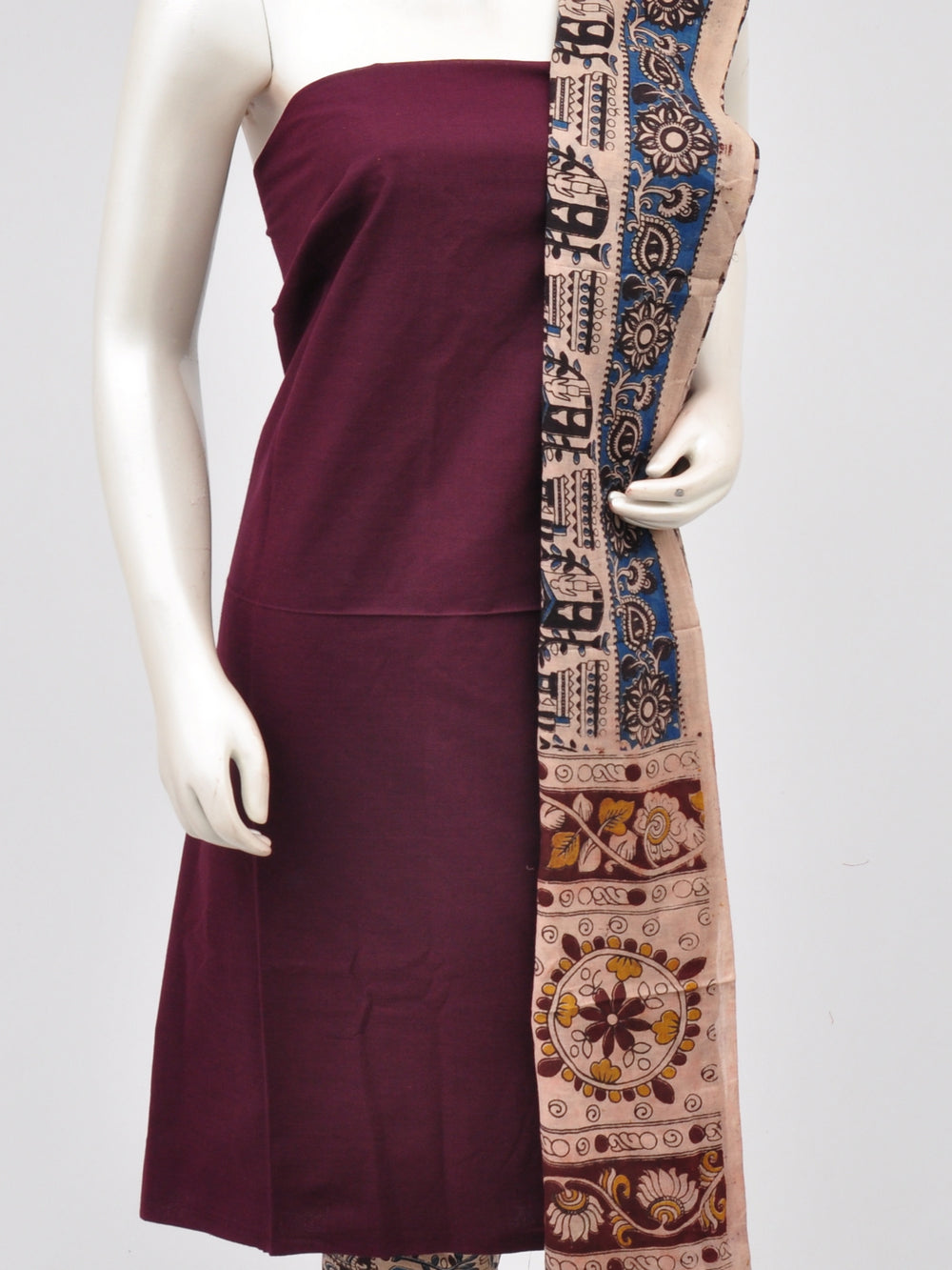 kalamkari dress material [D61017003] - DressesForWomen.IN