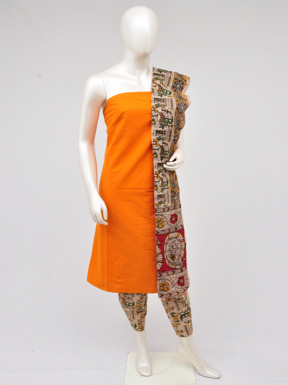 kalamkari dress material [D61017014] - DressesForWomen.IN