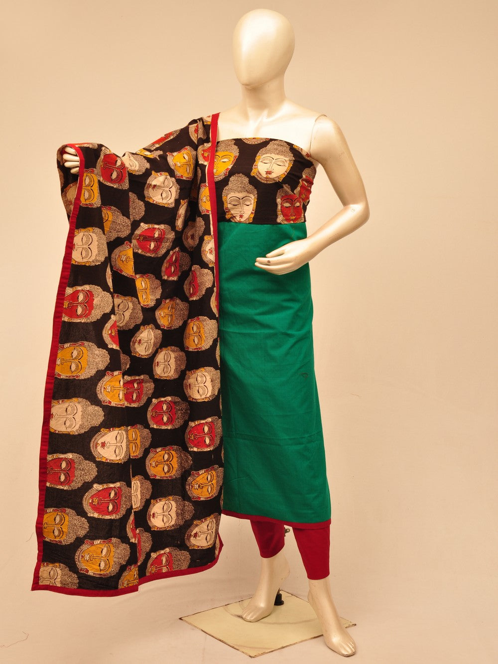 kalamkari dress material  [D70719207]