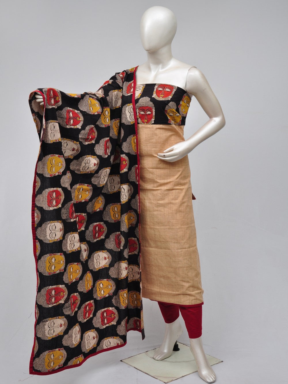kalamkari dress material  [D70719208]