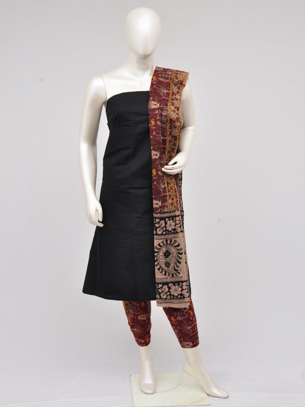 kalamkari dress material [D61105034] - DressesForWomen.IN