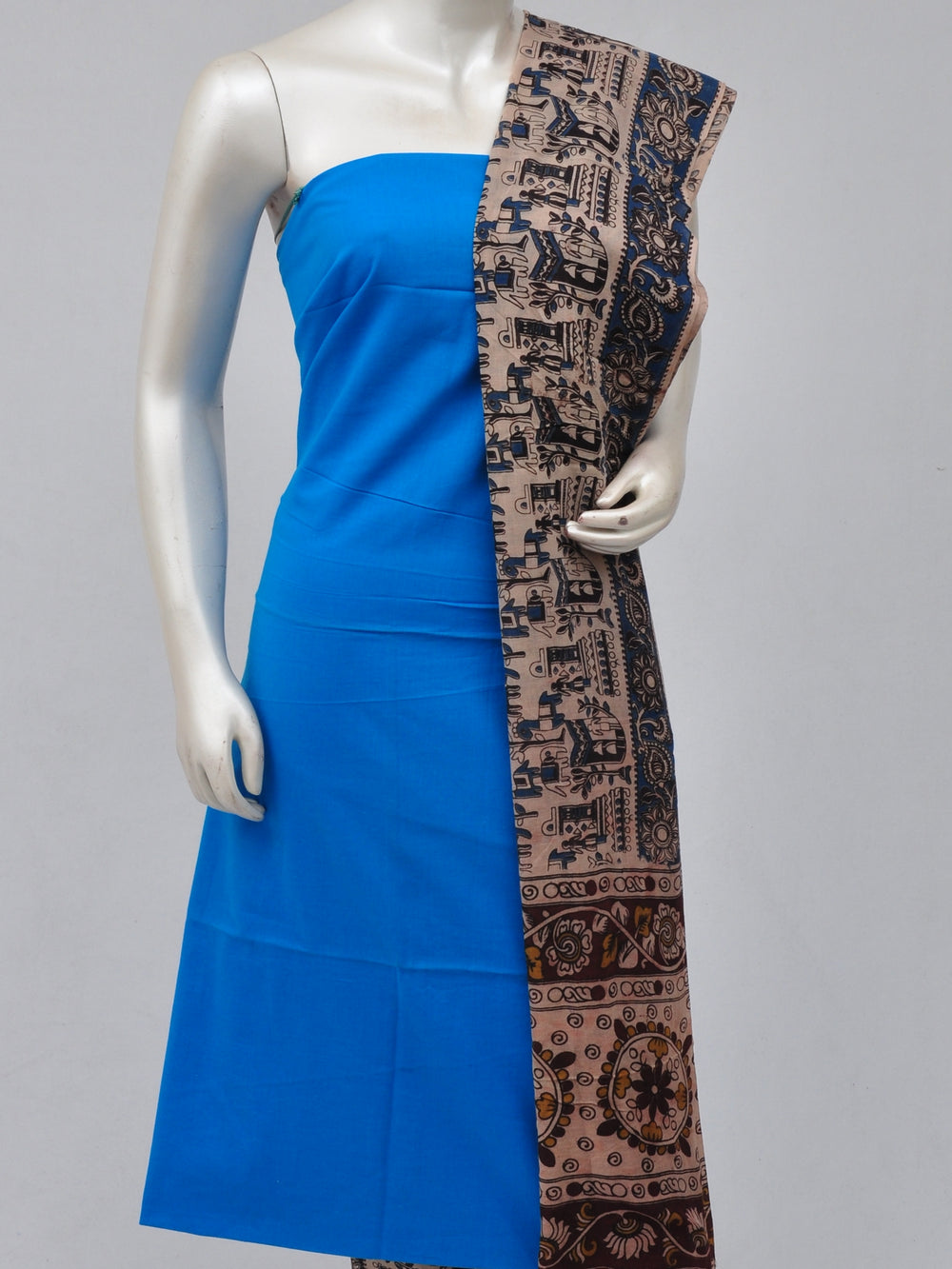 kalamkari dress material  [D70421027]