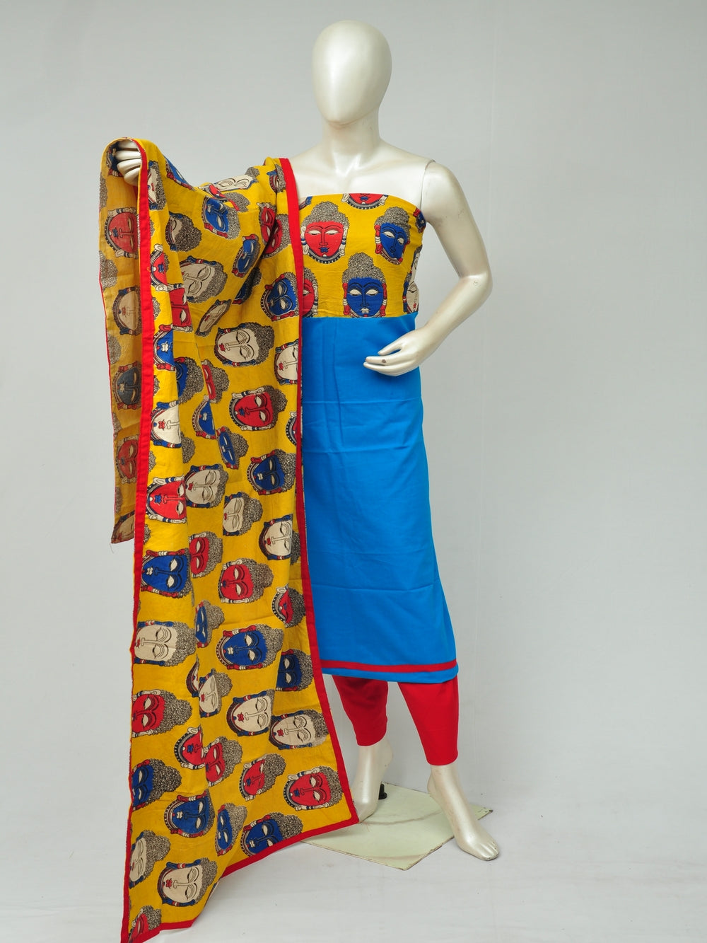 Kalamkari dress material  [D80216022]