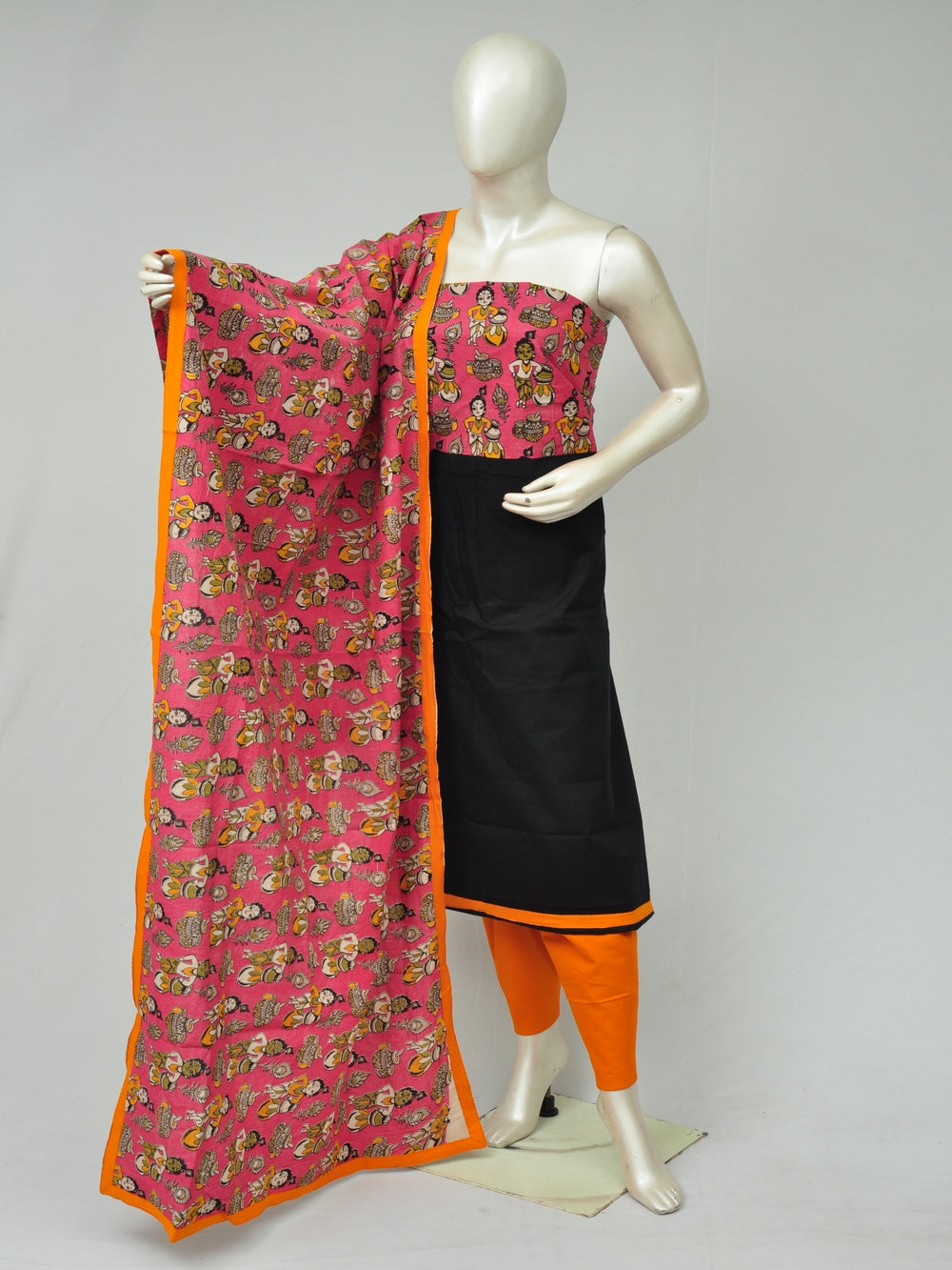 Kalamkari dress material  [D80216026]