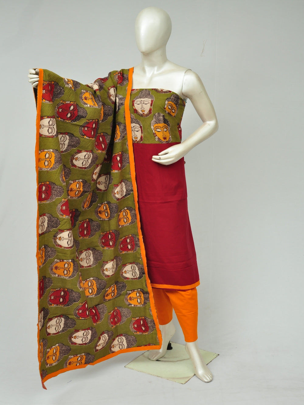 Kalamkari dress material  [D80216027]