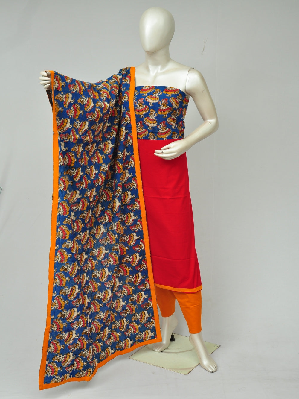 Kalamkari dress material  [D80216029]