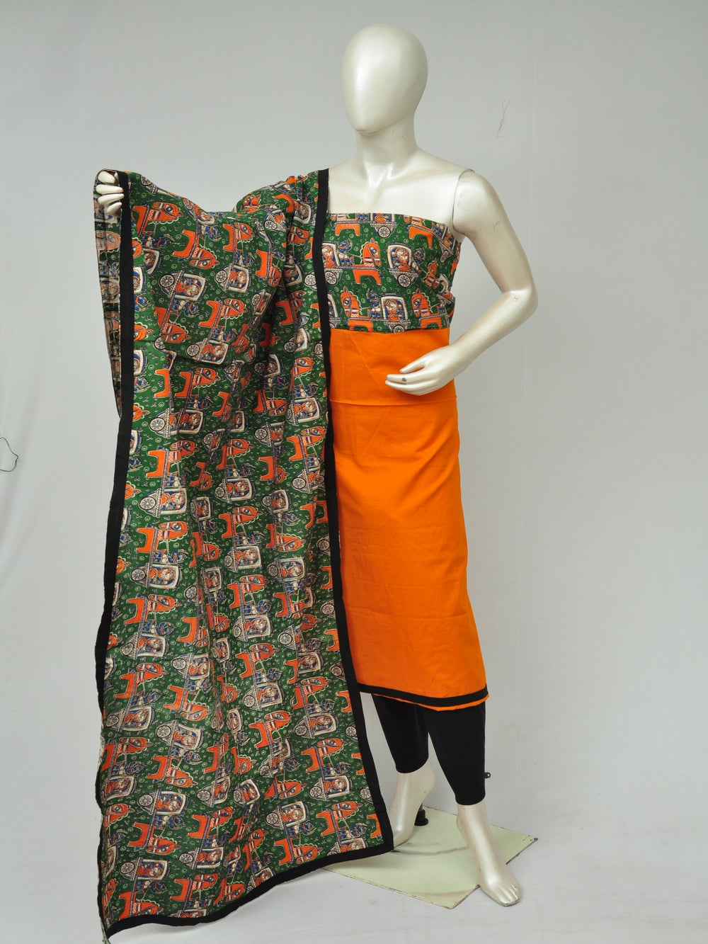 Kalamkari dress material  [D80216030]