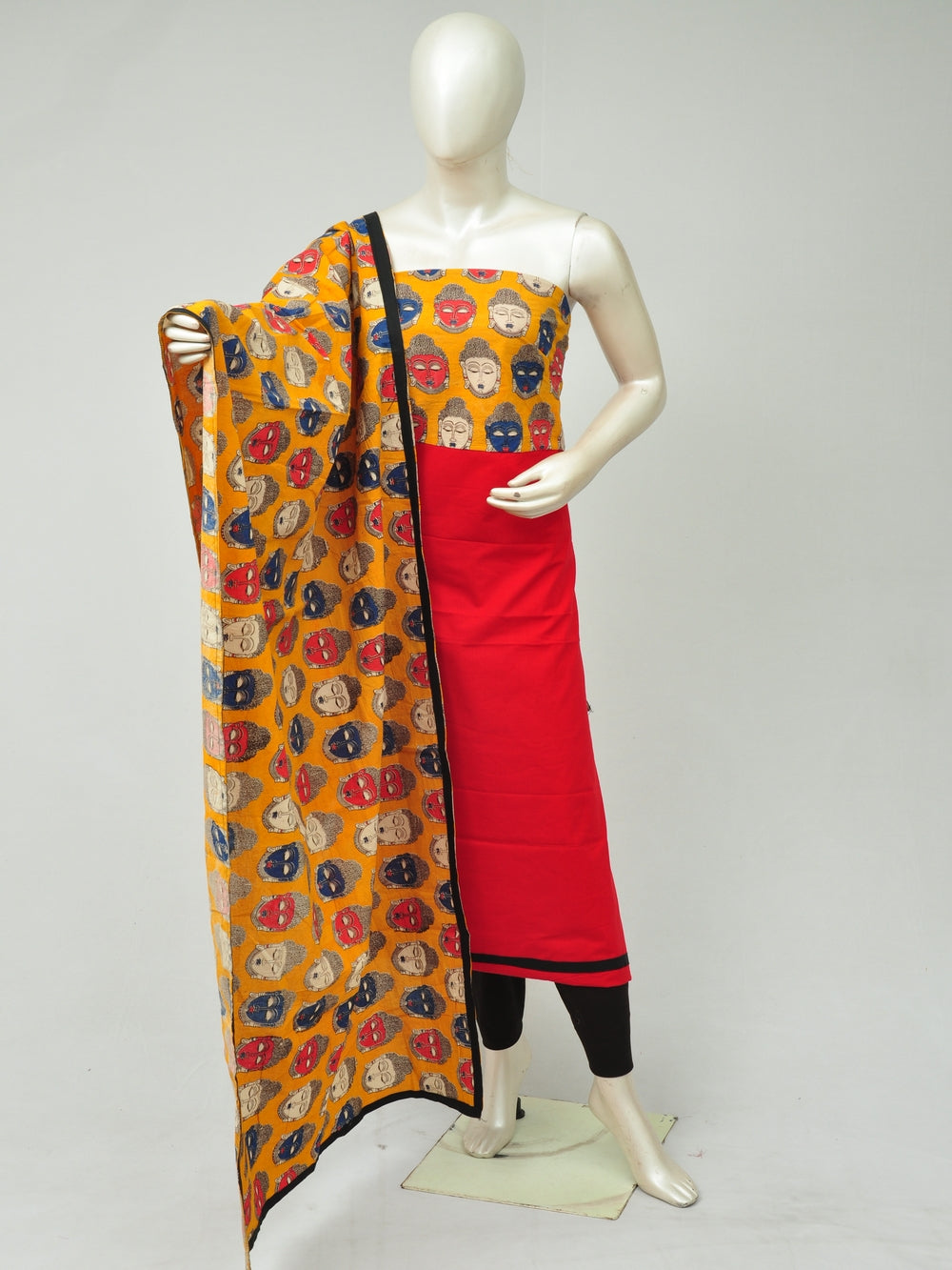 Kalamkari dress material  [D80223127]