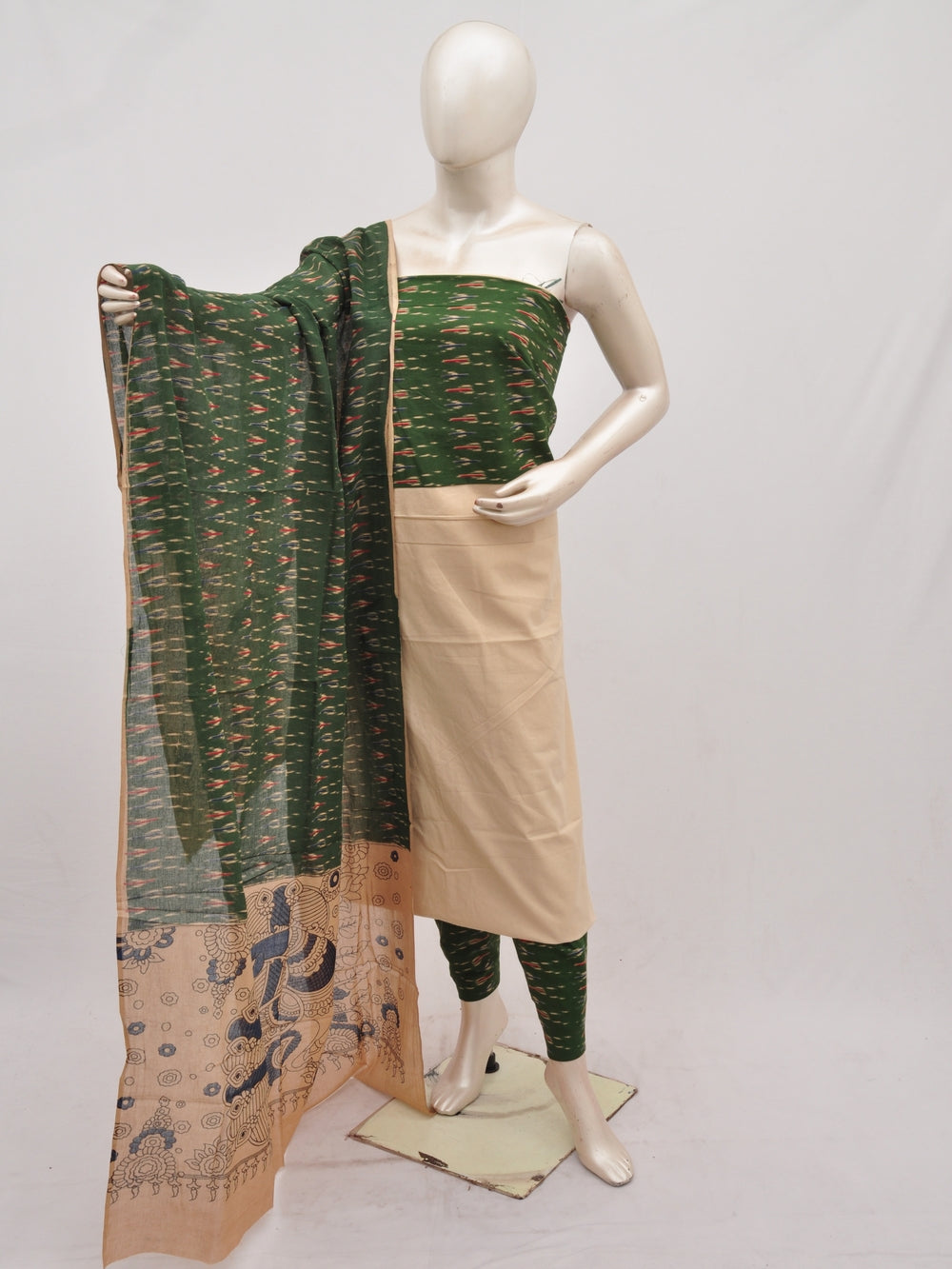 kalamkari dress material  [D90422014]