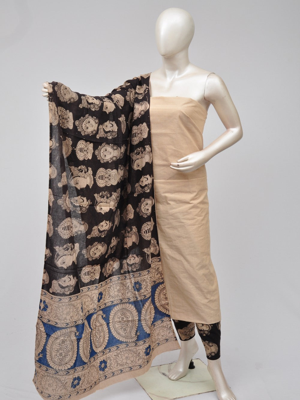 kalamkari dress material  [D70913072]