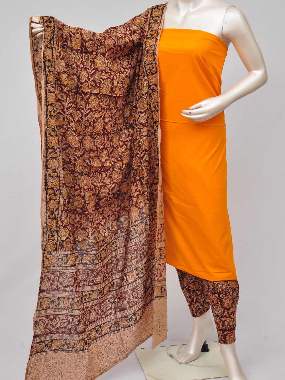 kalamkari dress material  [D70922145]