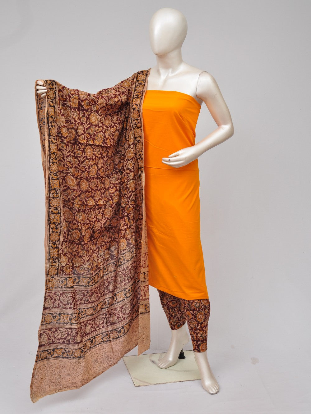 kalamkari dress material  [D70922145]