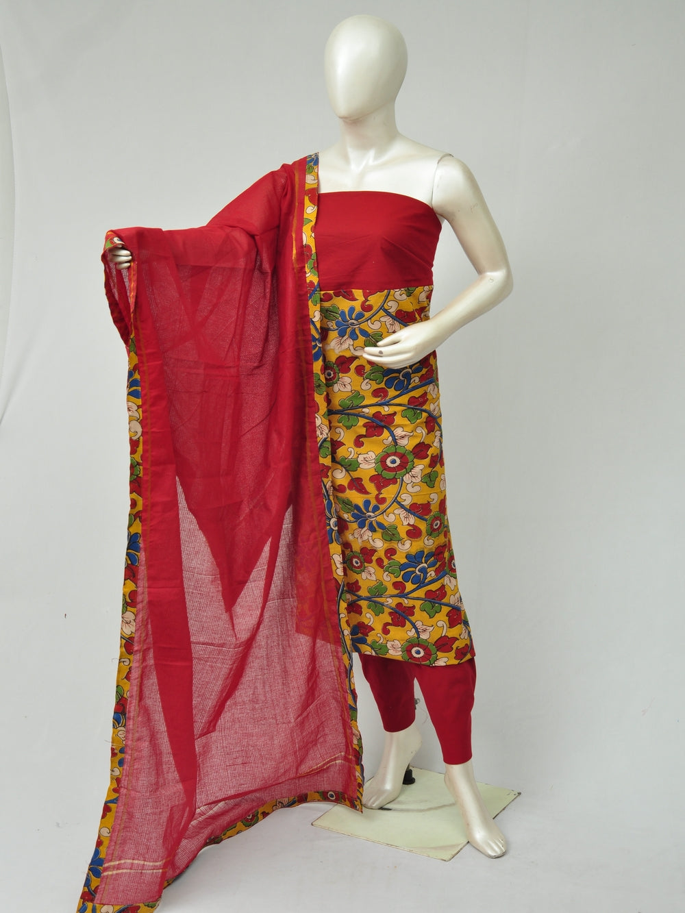 Kalamkari dress material   [D80309161]