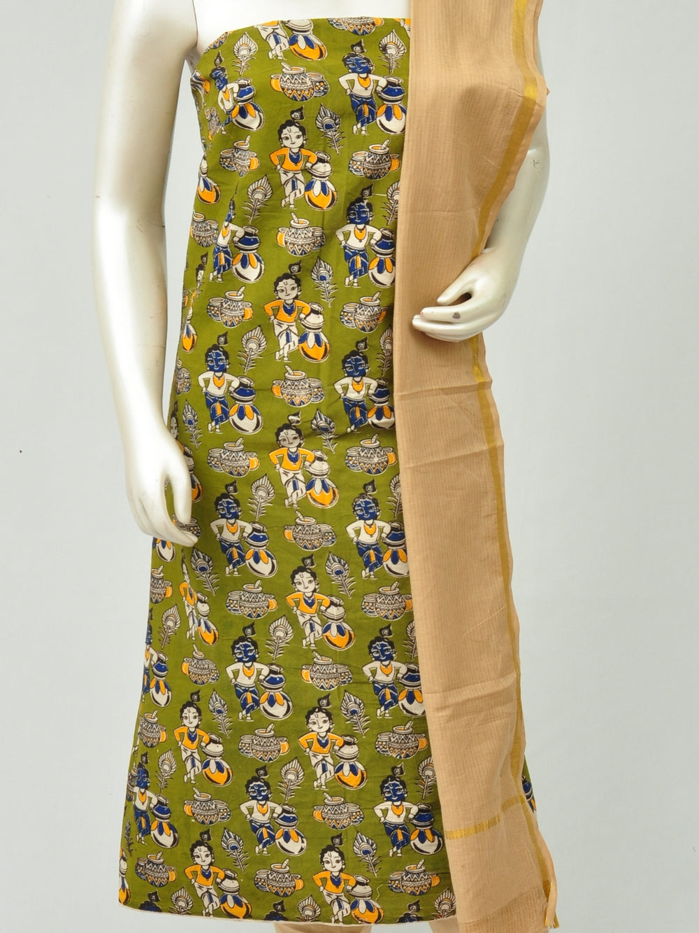 Kalamkari Dress Material   [D80309176]