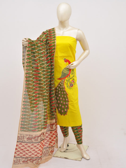 Kalamkari Doll Drop Designer Dress Material [D10330060]