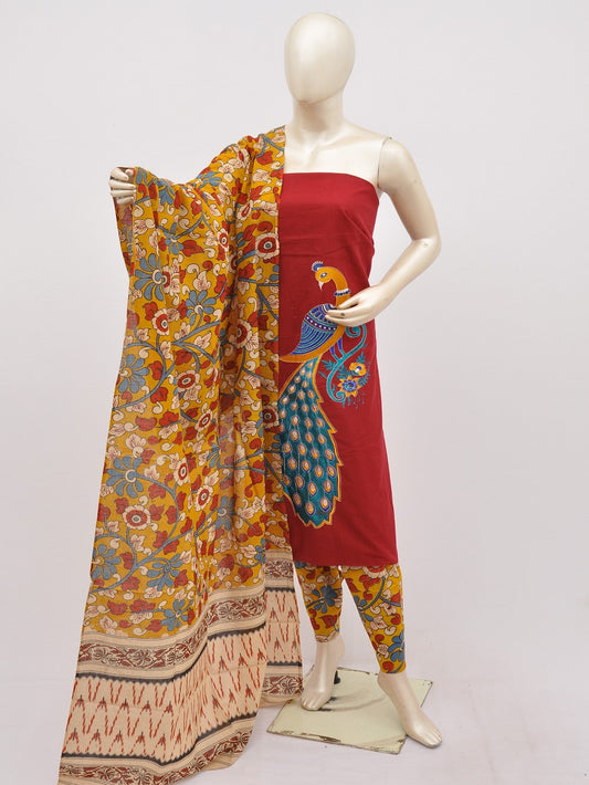Kalamkari Doll Drop Designer Dress Material [D10330064]