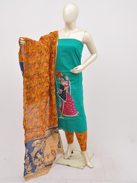 Kalamkari Doll Drop Designer Dress Material [D10330076]