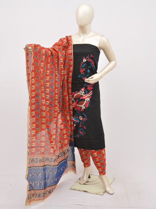 Kalamkari Doll Drop Designer Dress Material [D10330077]