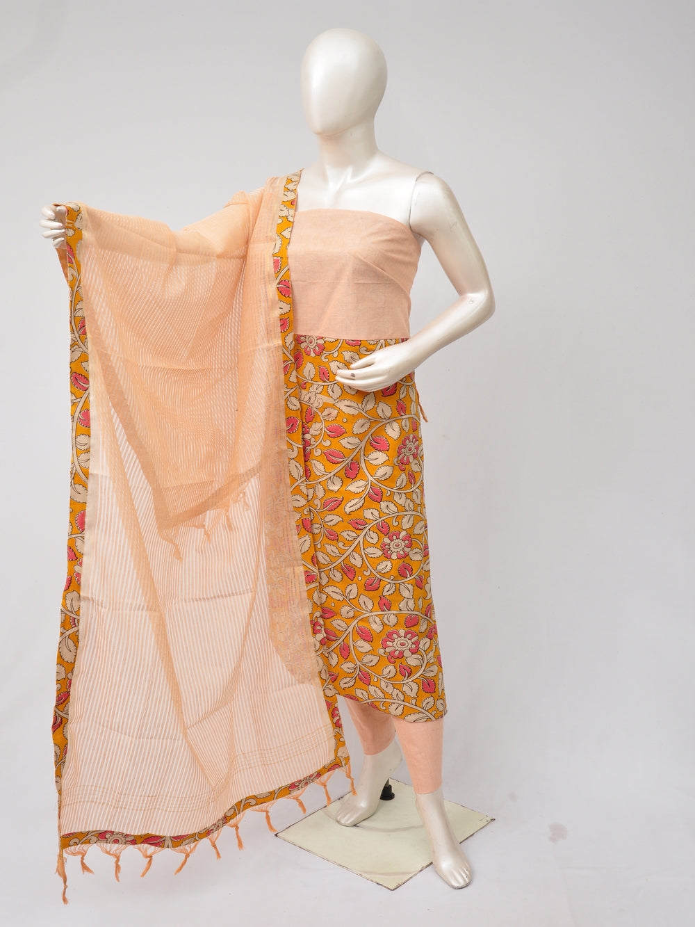 kalamkari dress material [[D71002031]