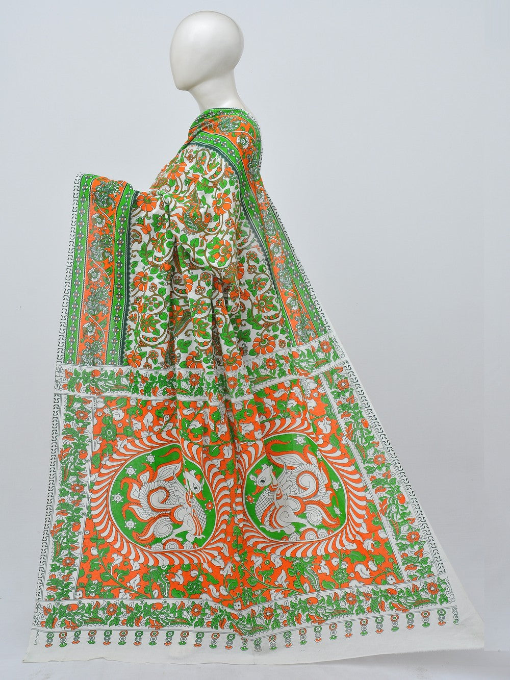 Kalamkari Cotton Saree [D30412004]