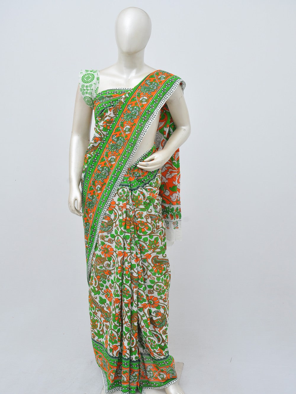 Kalamkari Cotton Saree [D30412007]