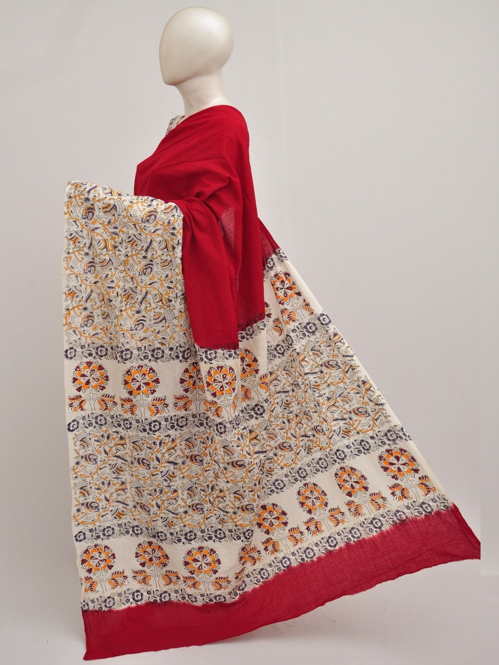 Kalamkari  Cotton Saree [D00313007]