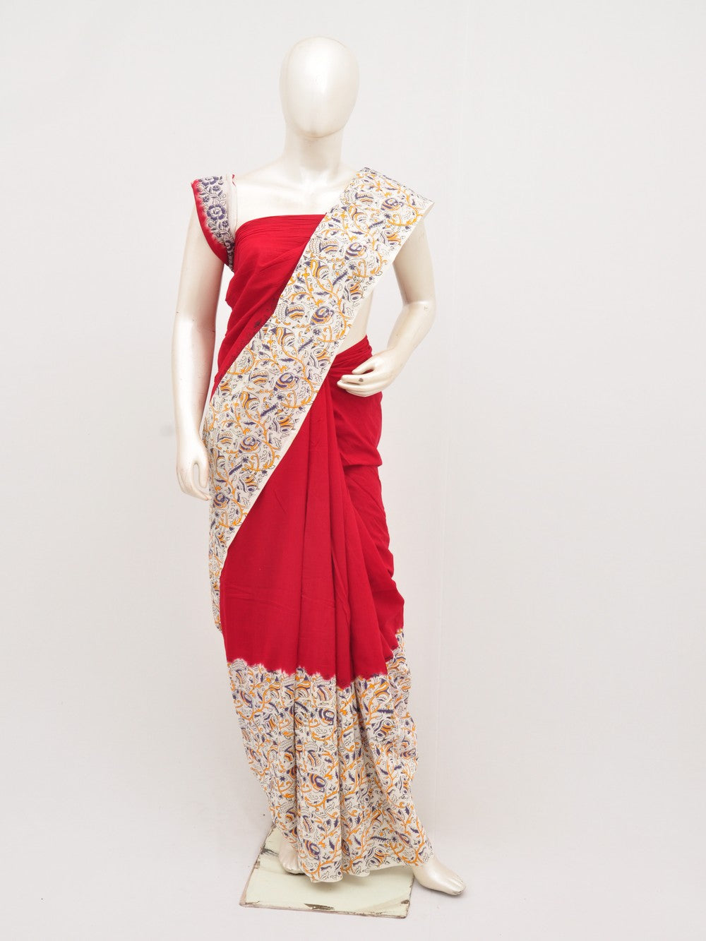 Kalamkari  Cotton Saree [D00313007]