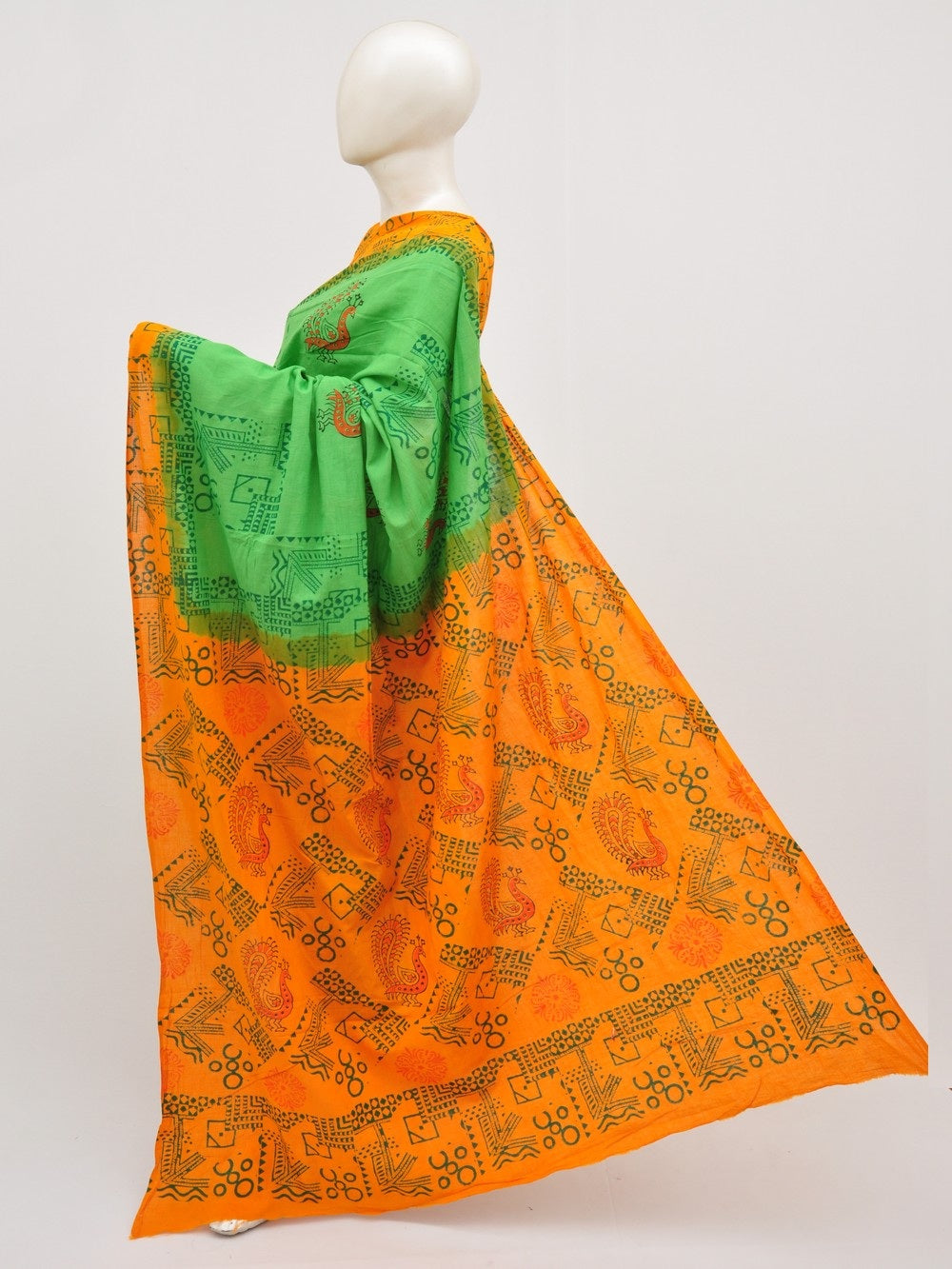 Kalamkari  Cotton Saree [D00313010]