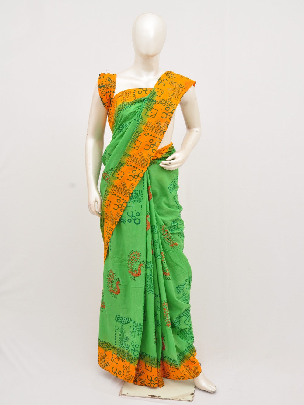 Kalamkari  Cotton Saree [D00313010]