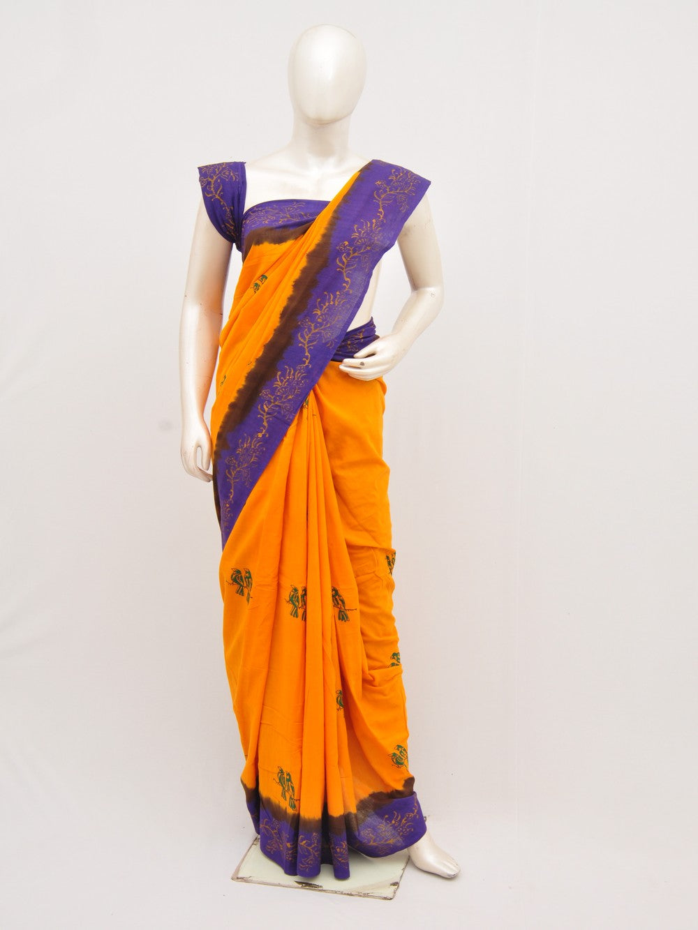 Kalamkari  Cotton Saree [D00313012]