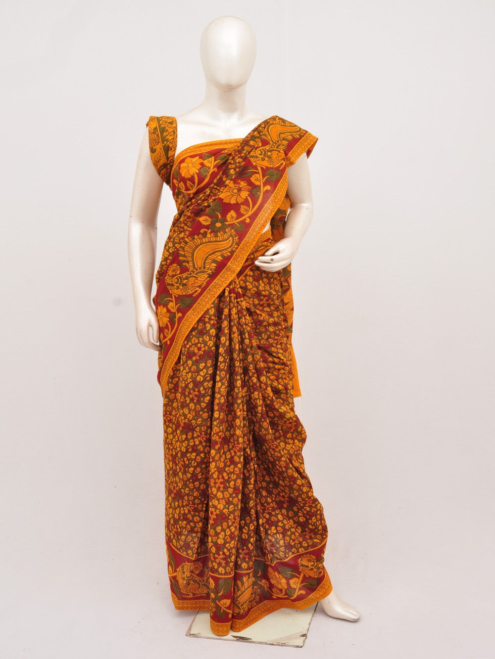 Kalamkari  Cotton Saree [D00314036]