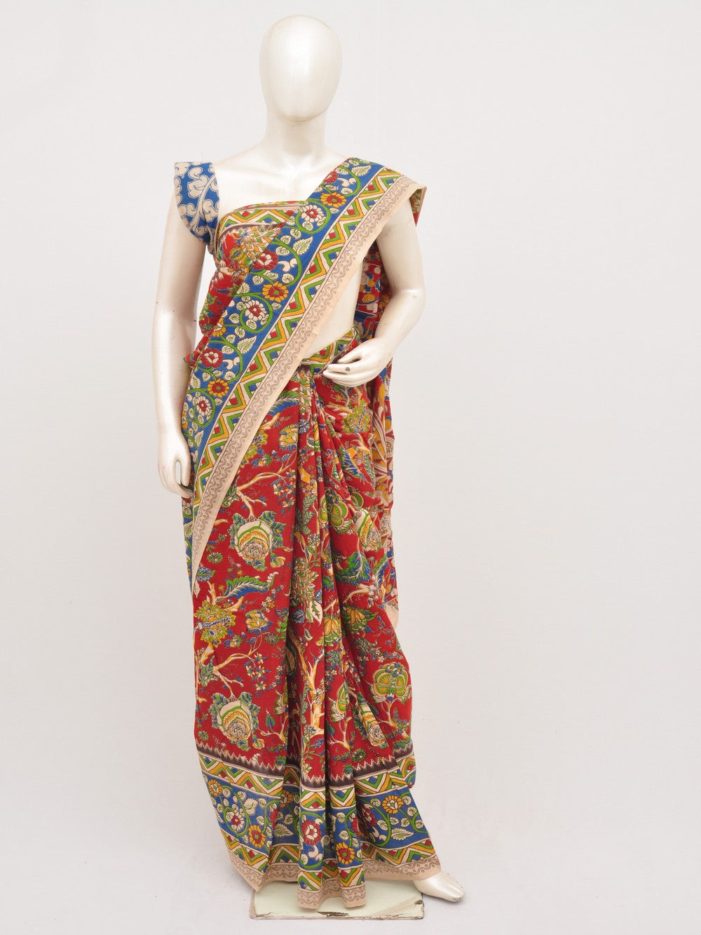 Kalamkari Cotton Saree [D00615035]